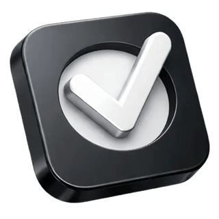 3D approval checkmark icon on the Thrivonance about page